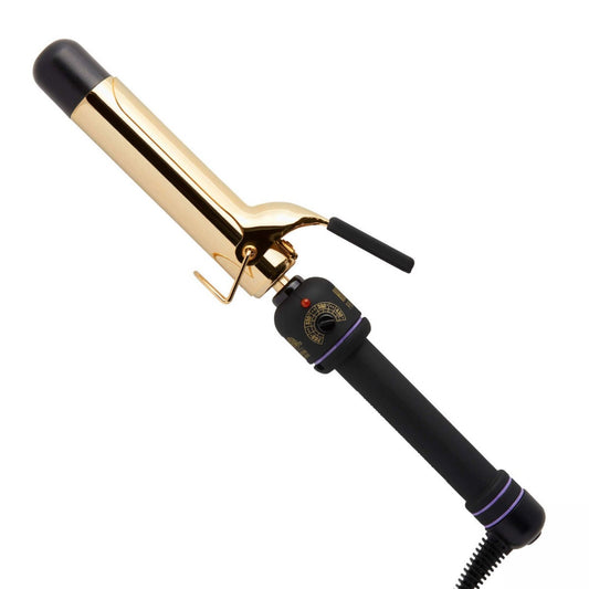 Hot Tools Curling Iron Spring Gold Line 1-1/4"