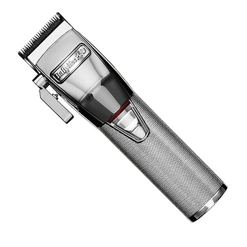 BaByliss PRO Corded/Cordless Metal Lithium Silver Clipper SILVERFX FX870S