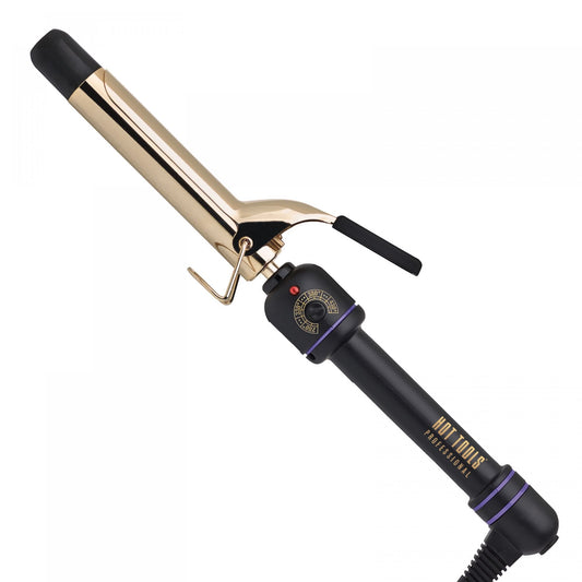 Hot Tools Curling Iron Spring Gold Line 1"